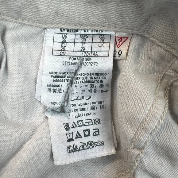 Vintage Guess Womens Jeans 1981 High Waisted Two Tone Black White Y2K Denim READ - Picture 7 of 16